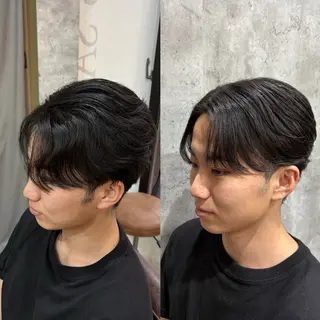 ショート パーマ メンズ 韓国風メンズ/毛流れ ヘアなら須田龍世のヘアスタイル