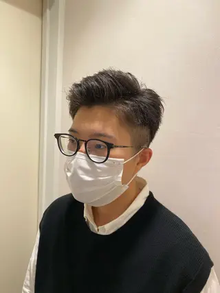 ショート メンズ 🪽羽エク/Ash 店長/折目奈央🪽のヘアスタイル