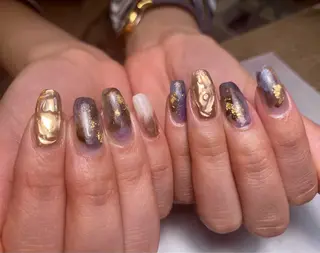 ロング Mikami Nanaのネイルデザイン