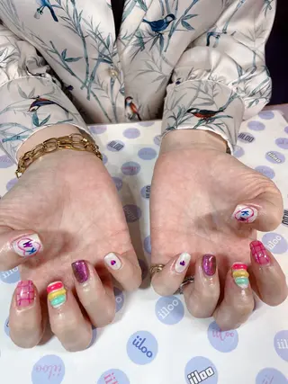 ネイル iiloo aromaworksのネイルデザイン