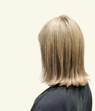 ミディアム カラー ケアブリーチ /髪質 改善/古橋圭史郎のヘアスタイル