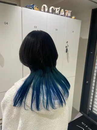 ロング カラー 暖色カラー/レイヤー スタイル みはる🌙のヘアスタイル