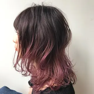 ミディアム analogue所属・u harukaのヘアスタイル