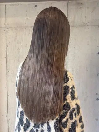 ロング カラー 透明感/血色カラー/ 似合せレイヤー/ゆいのヘアスタイル