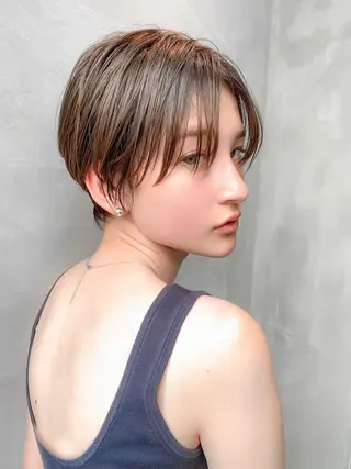 ショート カラー 🉐レイヤー/塩見 弘樹🉐渋谷のヘアスタイル