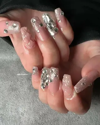 ネイル 3dパーツ/流行り 👧shushu❤️のネイルデザイン