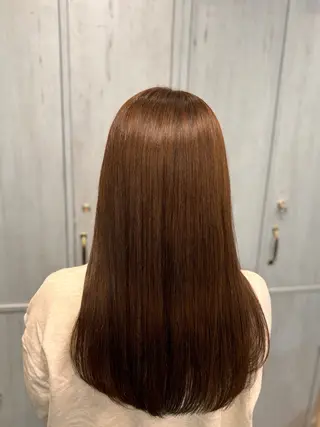 カラー 🌱なゆみ🌱透明感 /ナチュラル/高宮のヘアスタイル