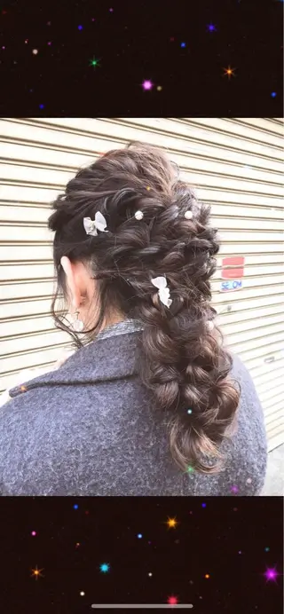 ヘアアレンジ カットカラーモデル BASSA上石神井店のヘアスタイル