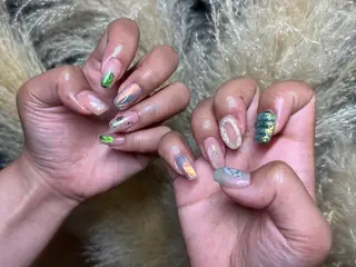 ネイル lucky nail 歌舞伎町のネイルデザイン