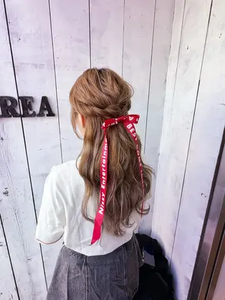 ヘアアレンジ 杉田 虹夢のヘアスタイル