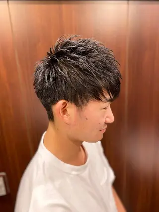 ショート メンズ 山田 哲平のヘアスタイル