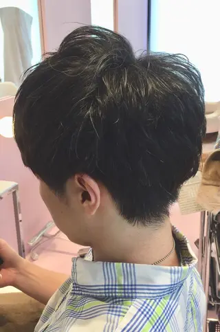 メンズ 所渉/韓国レイヤー /ウルフカットのヘアスタイル