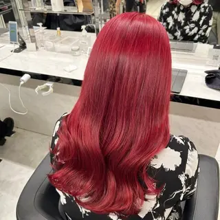 カラー girlな暖色ヘア 🪽🫧ハルナ🎀のヘアスタイル