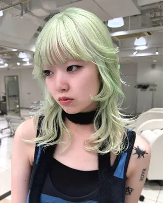 セミロング カラー デザイン/レイヤー Kaito🐩/栄のヘアスタイル