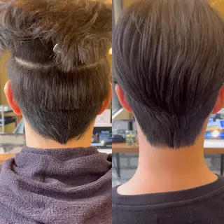 ショート パーマ メンズ 韓国風メンズ/毛流れ ヘアなら須田龍世のヘアスタイル