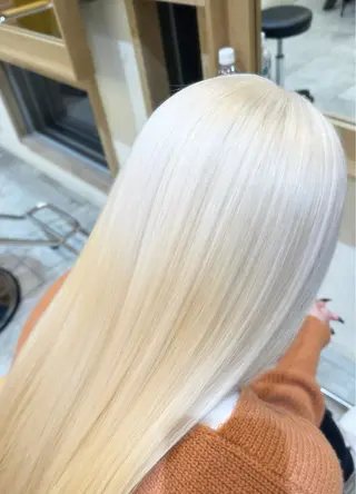 ロング カラー canaan 銀座店所属・艶カラー👾ブリーチ なし暖色👾ユースケのヘアスタイル