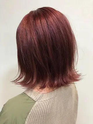 ミディアム カラー ヘアアレンジ ❣️倉敷❣️美髪 カラー能登一成のヘアスタイル