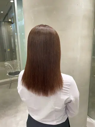 セミロング パーマ カット／ブリーチ🐏 モデル募集中 ナナホのヘアスタイル