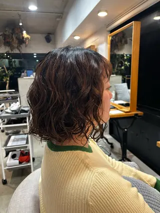 ショート YURI🐏脱縮毛× くせ毛活かすスタイルのヘアスタイル