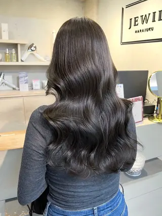 カラー 韓国ヘア/レイヤー カット SAKURAのヘアスタイル