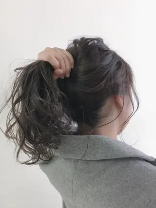 セミロング カラー tipi 香椎・千早のヘアスタイル