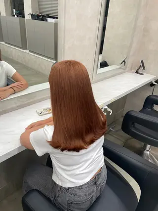 ロング カラー ヘアアレンジ 💗横浜美容室 💗HARUNAのヘアスタイル