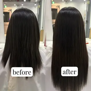 ロング カラー 髪質改善 艶髪カラー エクステ かいり✂️のヘアスタイル