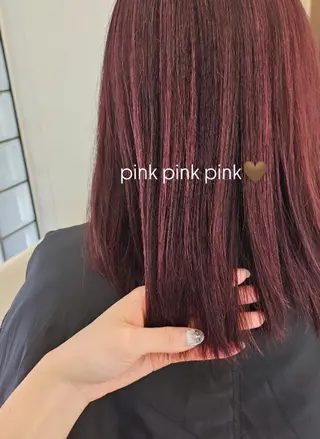 ミディアム カラー ナチュラル暖色カラー 🤎 佐藤栞のヘアスタイル