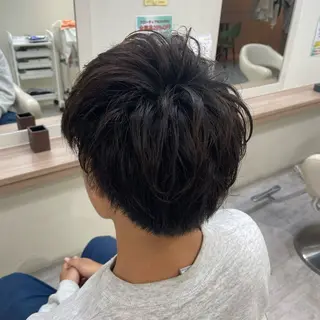 メンズ Nest千葉颯 パーマモデル募集のヘアスタイル
