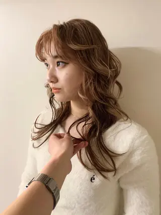 ロング カラー ハッシュカット/ MAYAのヘアスタイル