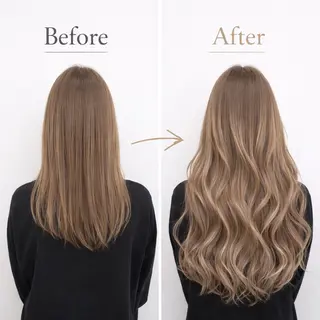 ロング KEISUKE🐶 艶カラー/エクステのヘアスタイル