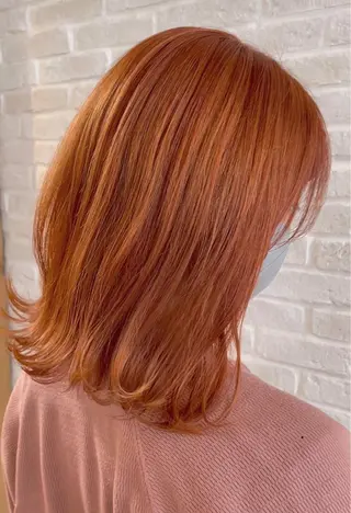 ミディアム カラー hair salon Ranun髪質改善のヘアスタイル