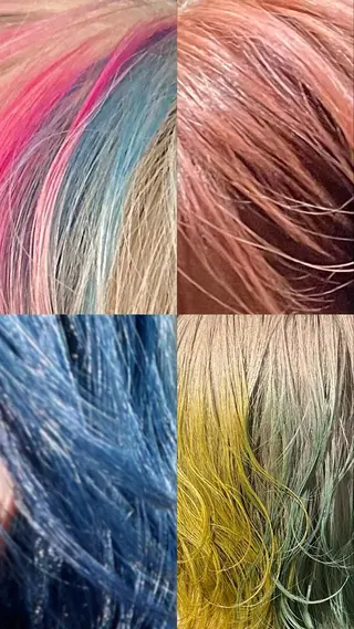 カラー HIKARI🐈‍⬛ レイヤー×デザインのヘアスタイル