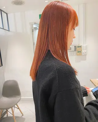 セミロング カラー Loom.所属・村上雅人 ナチュラルモードのヘアスタイル