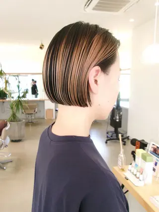 ショート カラー Genta @gegege75のヘアスタイル
