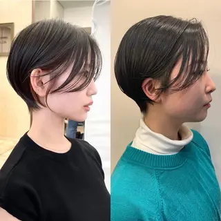 ショート 米川 沙妃のヘアスタイル