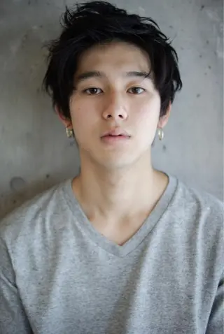 メンズ メンズブリーチカラー /パーマ ごーた立川のヘアスタイル