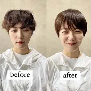 ショート enx academyのヘアスタイル