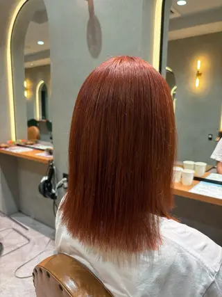 ミディアム カラー La fith hair liebe 京都駅前店所属・京都駅☆髪質改善 🎀アミ🎀のヘアスタイル