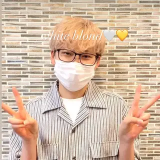 カラー メンズ 久貝 帆風のヘアスタイル