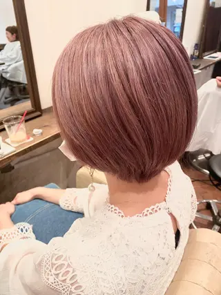 ショート カラー 🌈🌸あおき みちる🌟💗のヘアスタイル