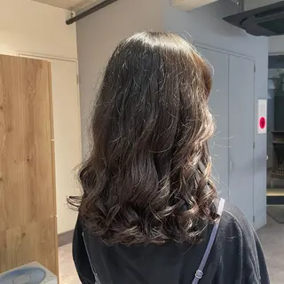 パーマ 葉月/ボブ/ 透明感カラー／中目黒のヘアスタイル