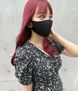 ミディアム カラー ヘアアレンジ 韓国/髪質改善💘 櫻井かれんのヘアスタイル