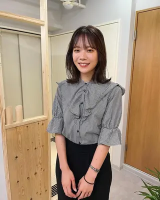 ミディアム カラー MEY HAIR / CURLYS所属・丁寧なカウンセリング 🌿KENTA🌿のヘアスタイル