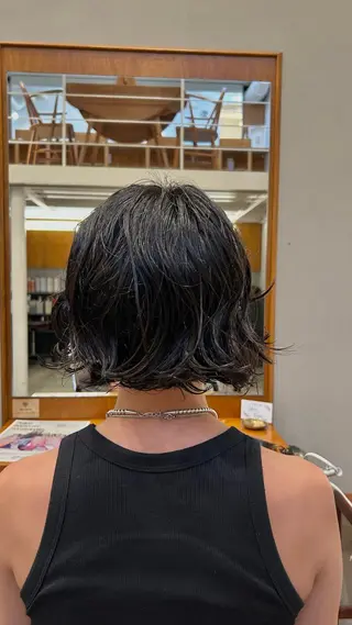 ミディアム パーマ 🌿ボブ パーマ高橋啓太🌿のヘアスタイル