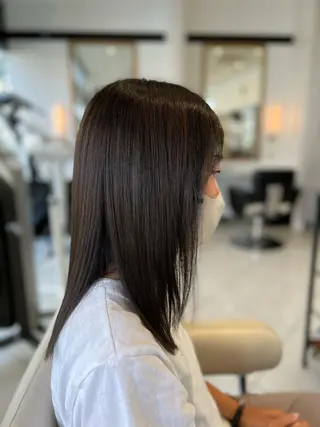 ミディアム カラー 【似合わせカラー】 西口嶺河のヘアスタイル