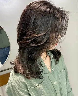 セミロング 池袋🍭AYAKA/ カラーモデル募集💗のヘアスタイル