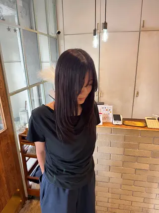 ロング カラー ブリーチ無しダブル カラー特化/🫧中村のヘアスタイル