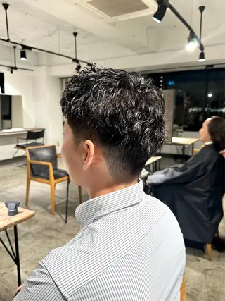 パーマ メンズ 骨格補正施術/メンズ 専門美容師/YUYAのヘアスタイル