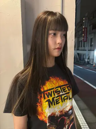 ロング カラー パーマ/ボブ /レイヤー チヒロのヘアスタイル